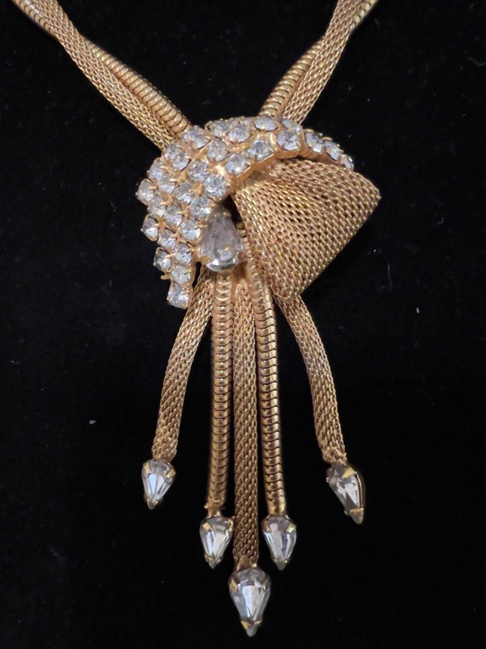 VTG ~ FJJ Regency gold tone necklace set - Picture 2 of 4